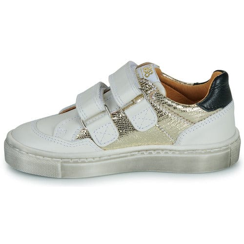 Chaussures Basses/Baskets/Sneakers GBB AMBIGU Blanc/Or Chaussures Hautes Bottillons