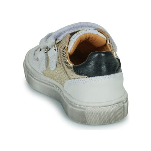 Chaussures Basses/Baskets/Sneakers GBB AMBIGU Blanc/Or Chaussures Hautes Bottillons