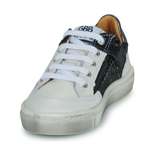 Chaussures Basses/Baskets/Sneakers GBB ZELIA Blanc Noir Baskets