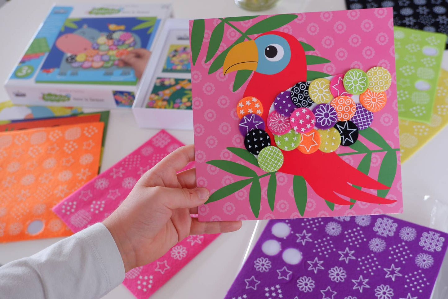 Feutrine "Dans la savane"