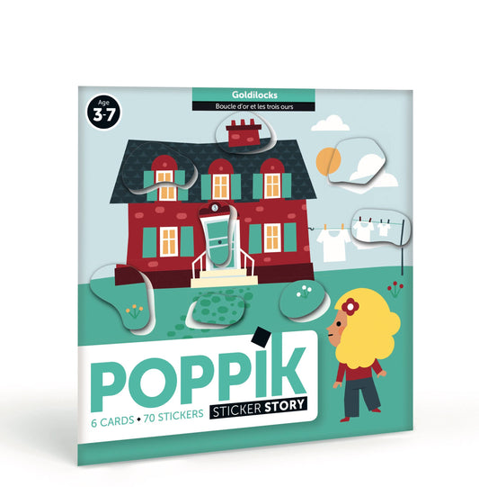 CONTE EN STICKERS BOUCLE D OR