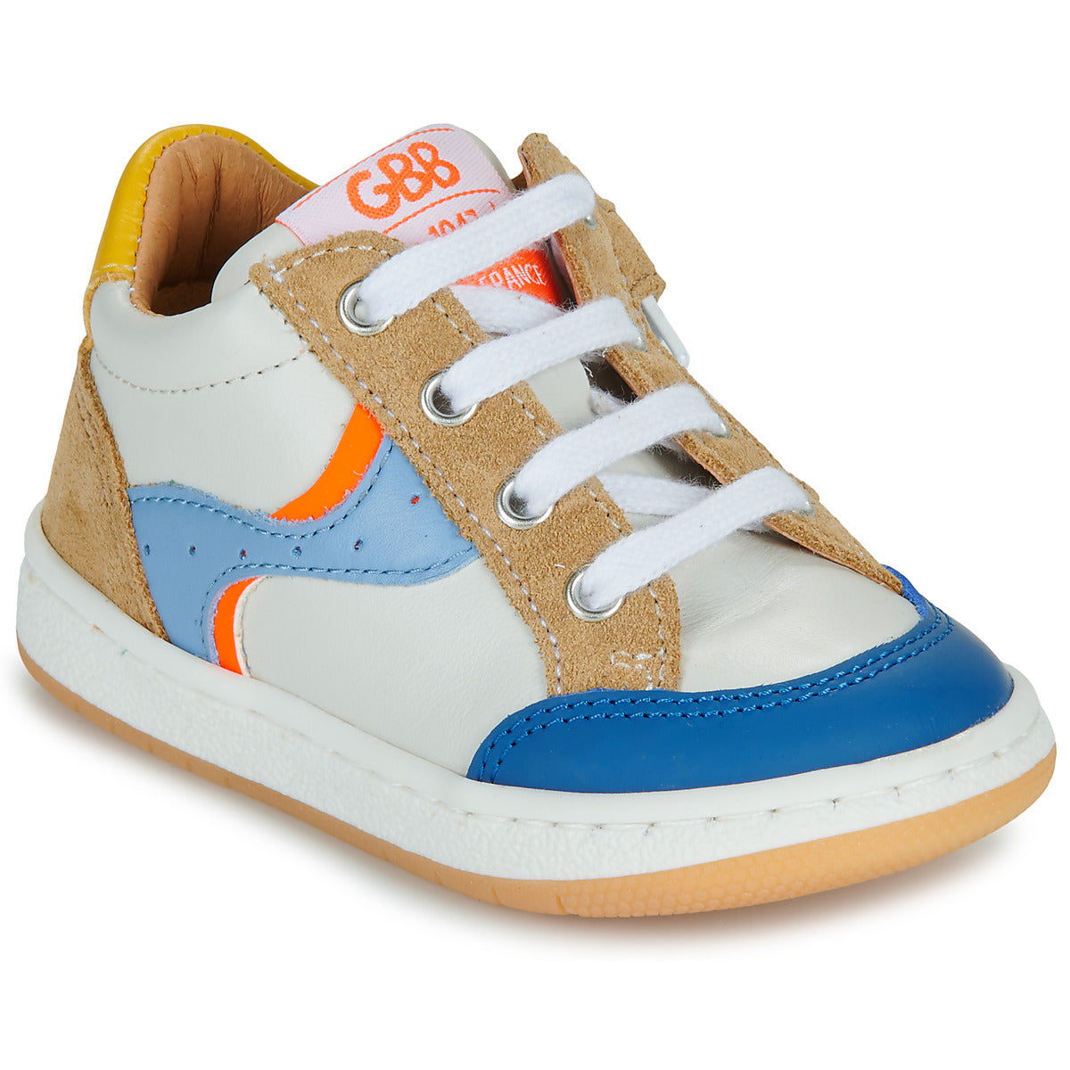 GBB AURELIA Blanc Multi Chaussures Hautes Bottillons
