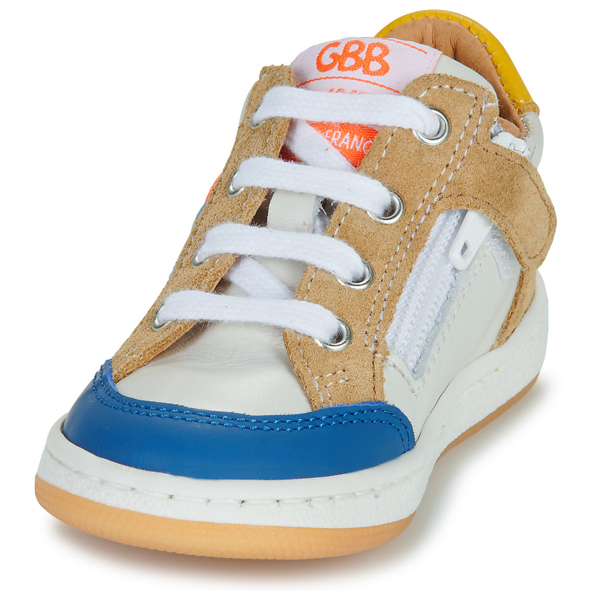 GBB AURELIA Blanc Multi Chaussures Hautes Bottillons