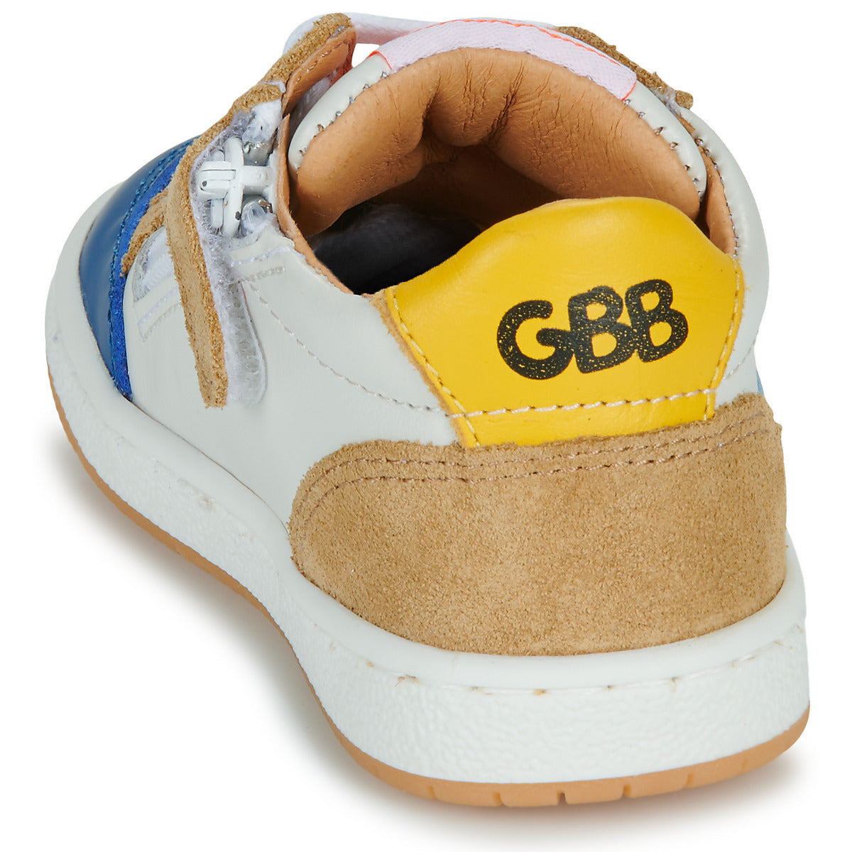 GBB AURELIA Blanc Multi Chaussures Hautes Bottillons