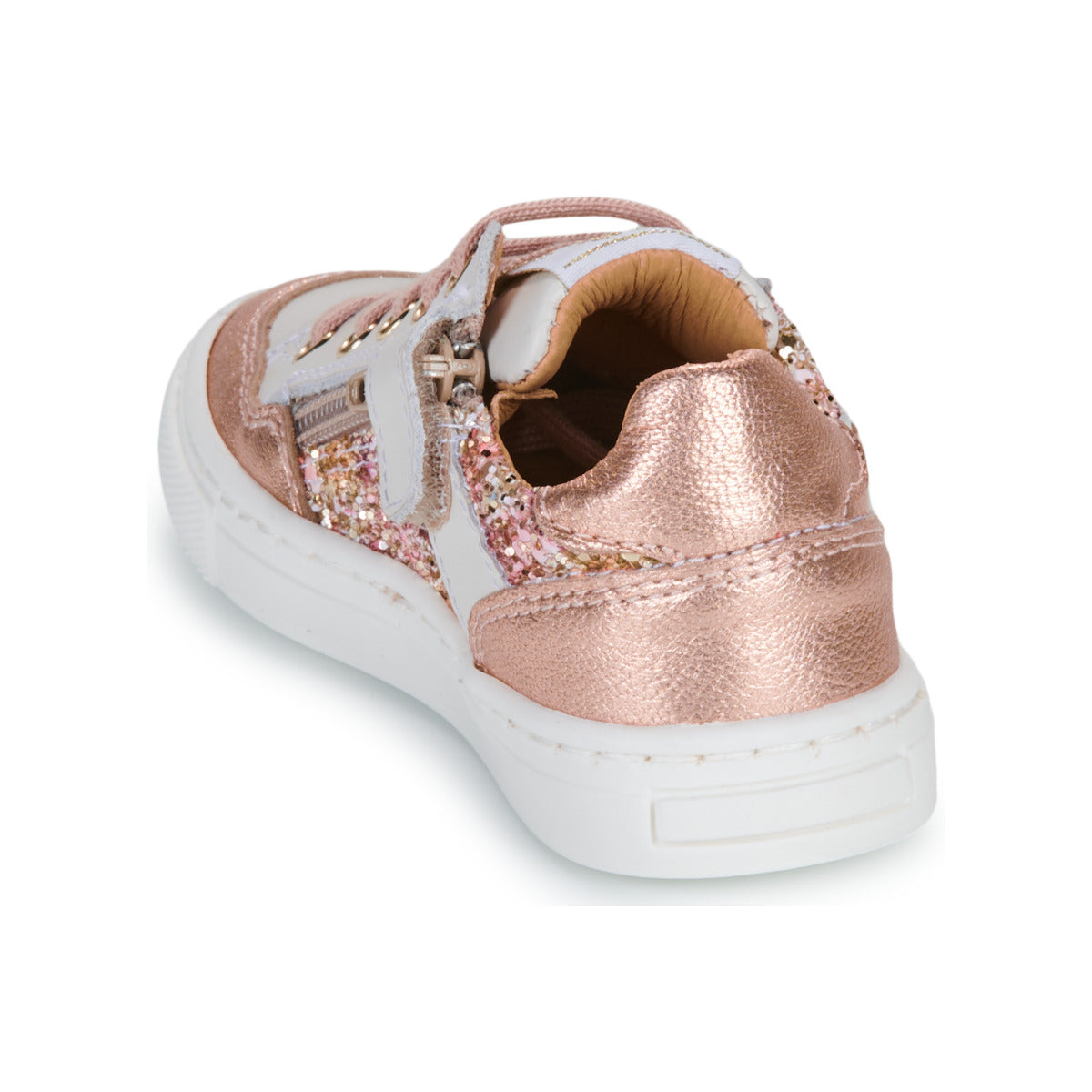 GBB FLORINE Blanc Paillettes Multi Baskets Chaussures Basses