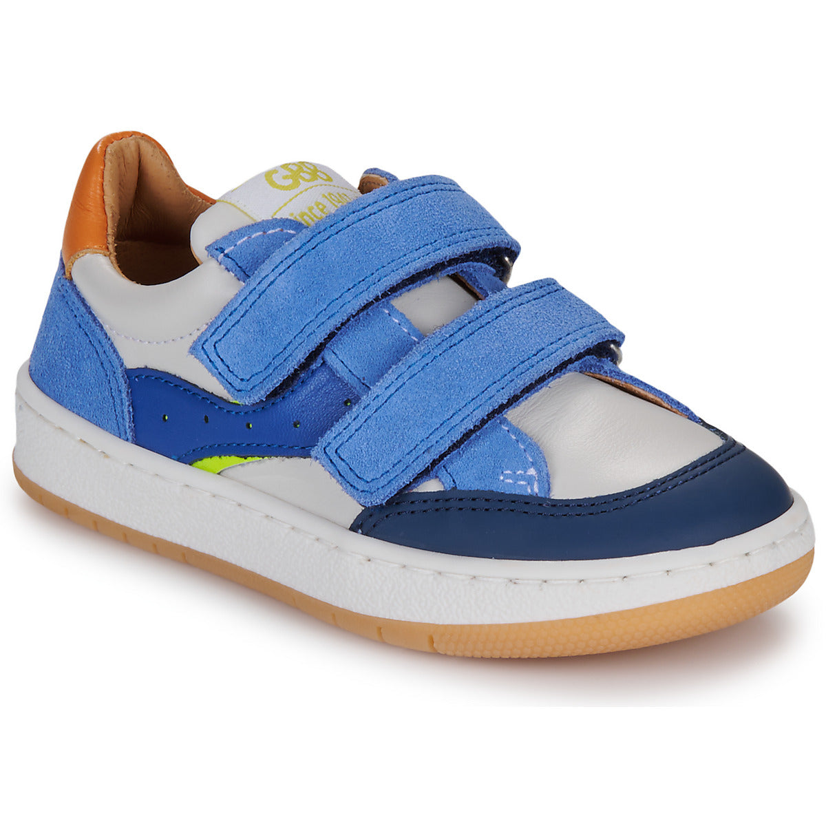 GBB THAIS Blanc Jean Chaussures basses Baskets tout cuir