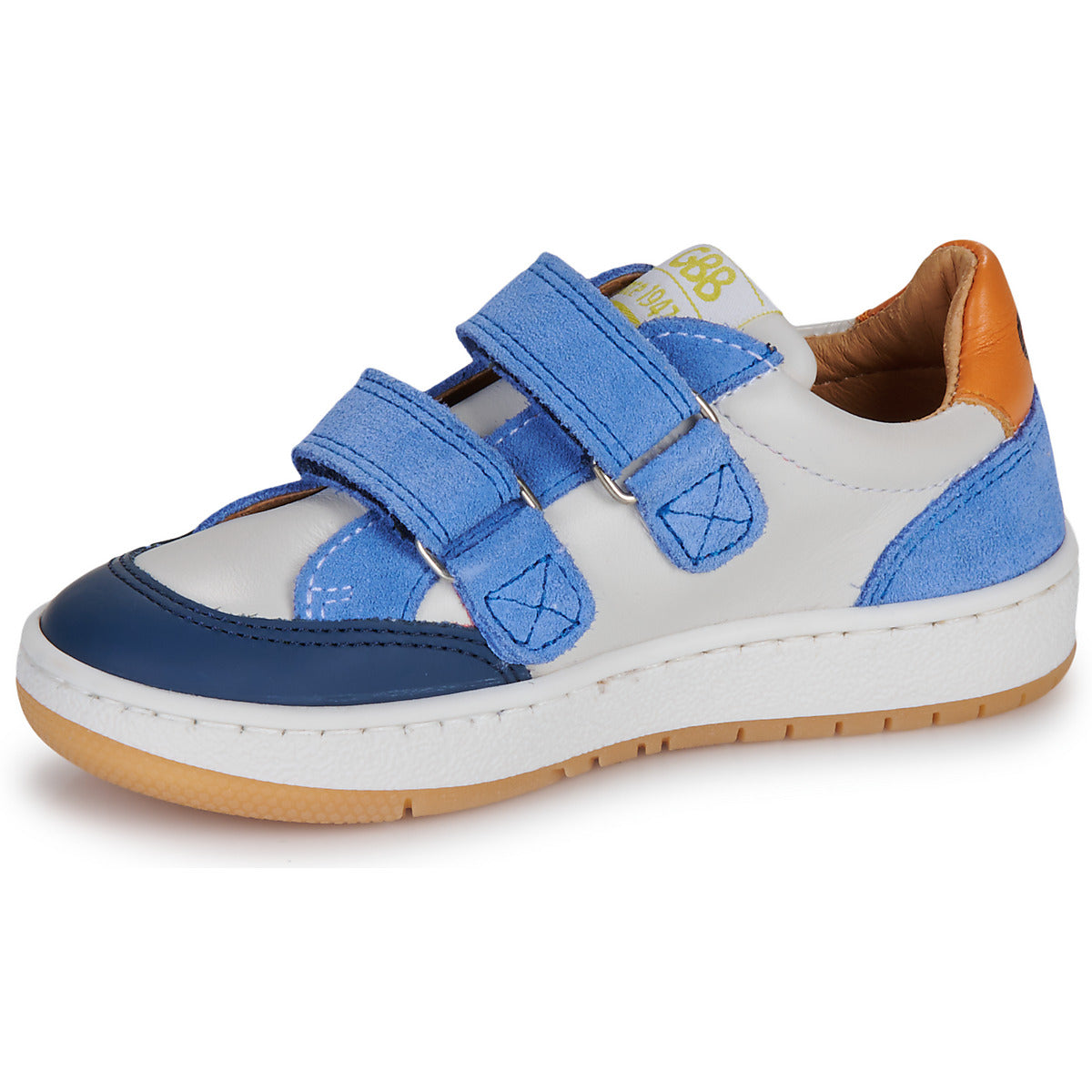 GBB THAIS Blanc Jean Chaussures basses Baskets tout cuir
