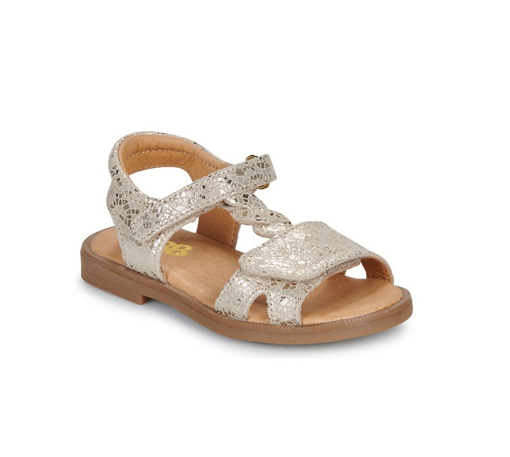 GBB FARENA Beige Or Sandales Nu Pieds