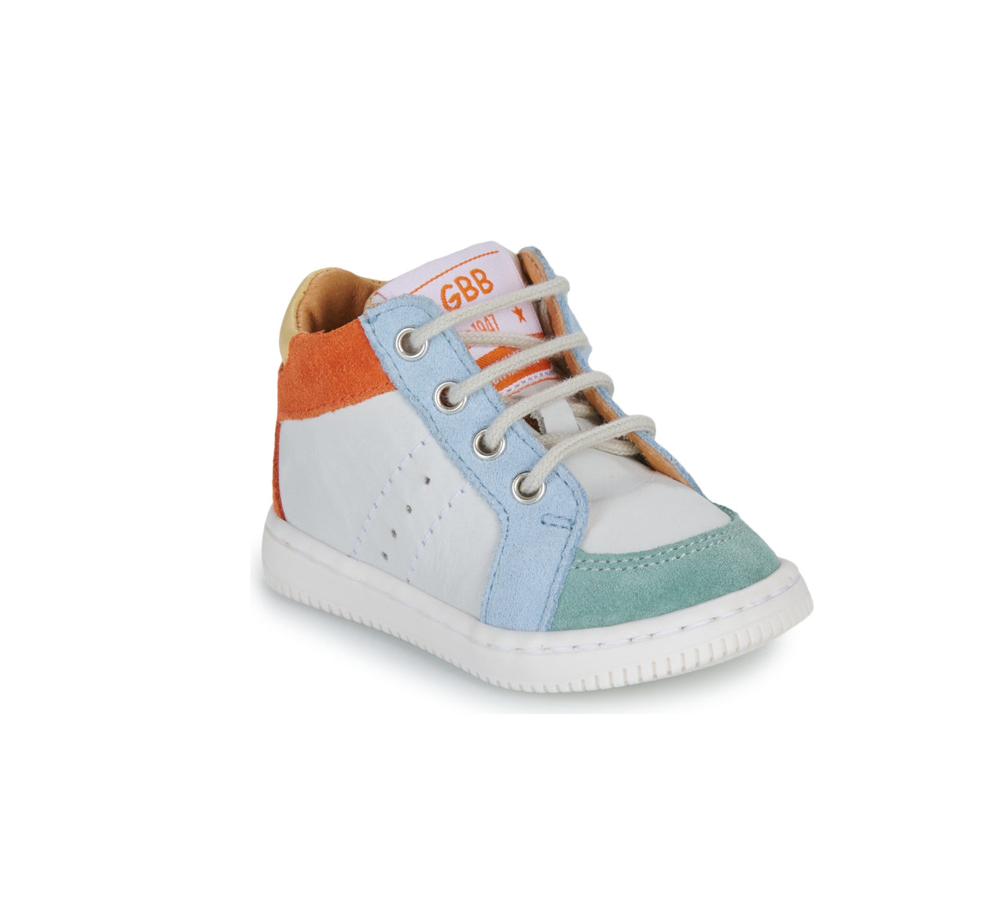 GBB FALMARD Moonlight Blanc Ciel Baskets Hautes Bottillons