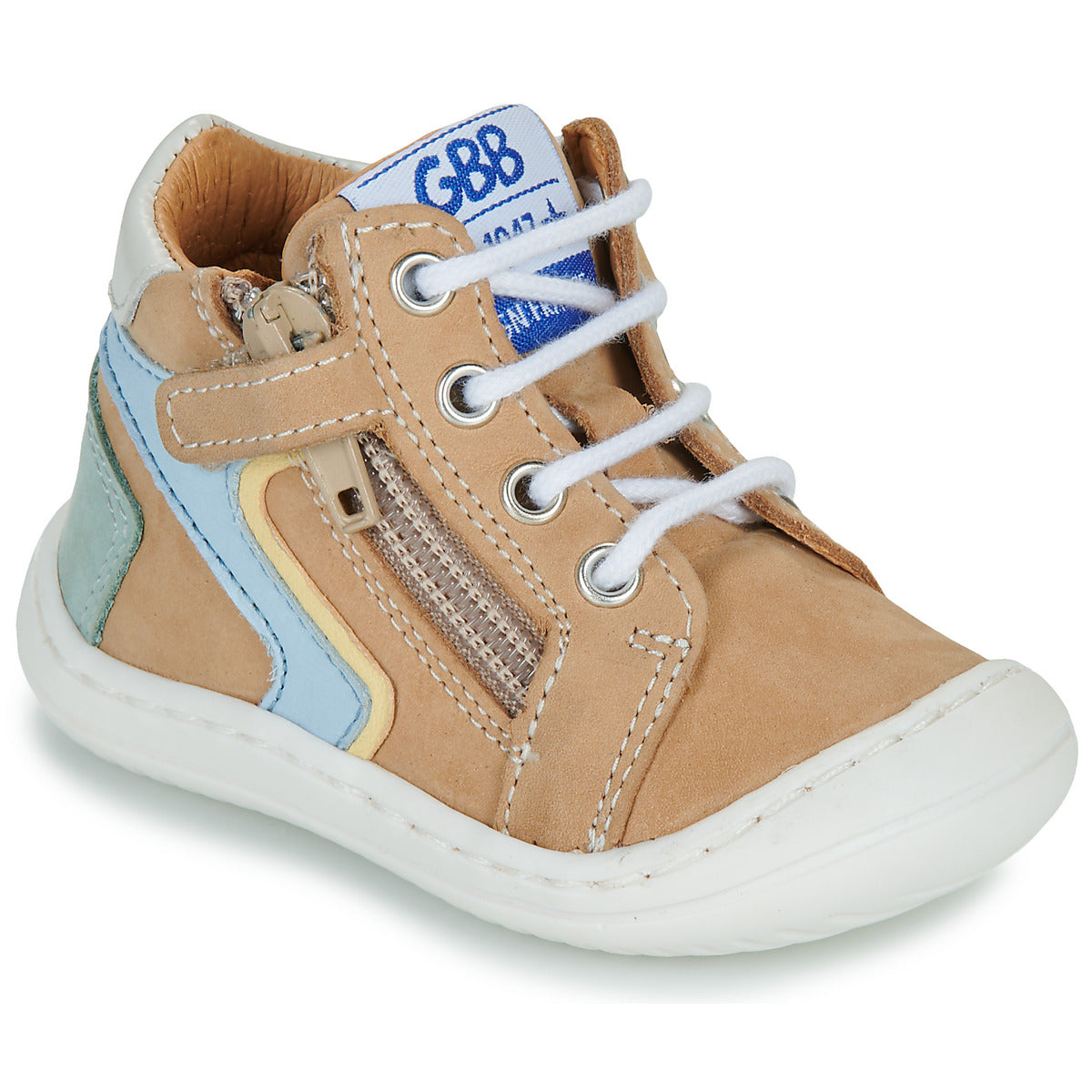 GBB FLEXOO CORSE Beige Chaussures Hautes Bottillons Premiers Pas
