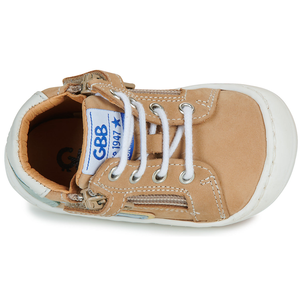 GBB FLEXOO CORSE Beige Chaussures Hautes Bottillons Premiers Pas