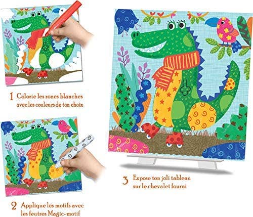 Créa'lign Coloriage magique, Les Animocolo