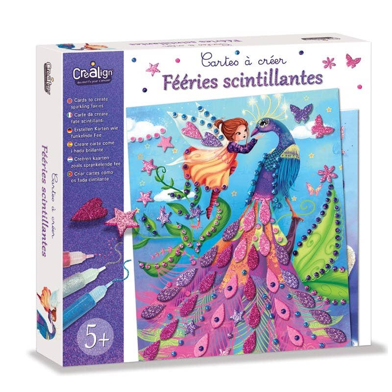 Créa'lign Cartes à créer, Fééries scintillantes