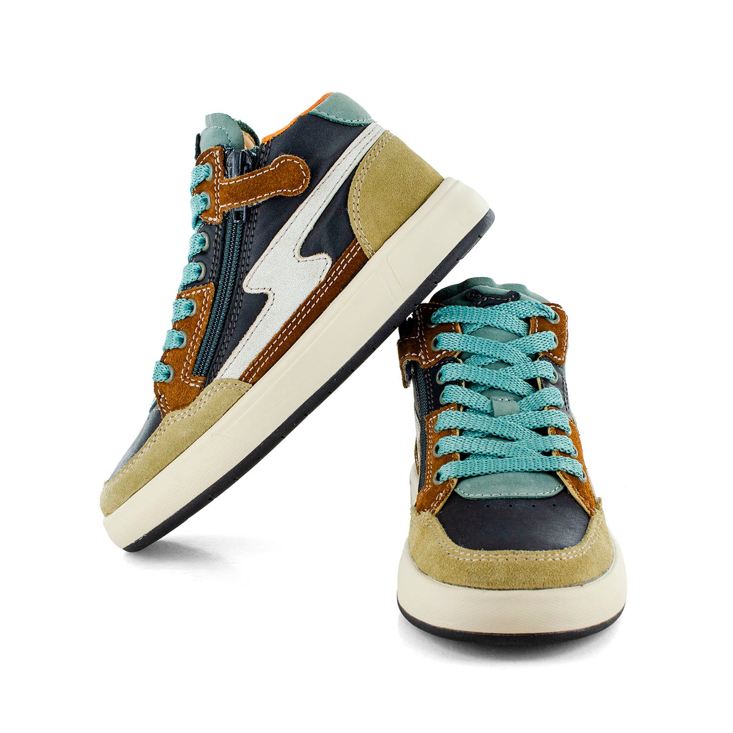 STONES AND BONES PARKI Noir Marron Chaussures Hautes Bottillons
