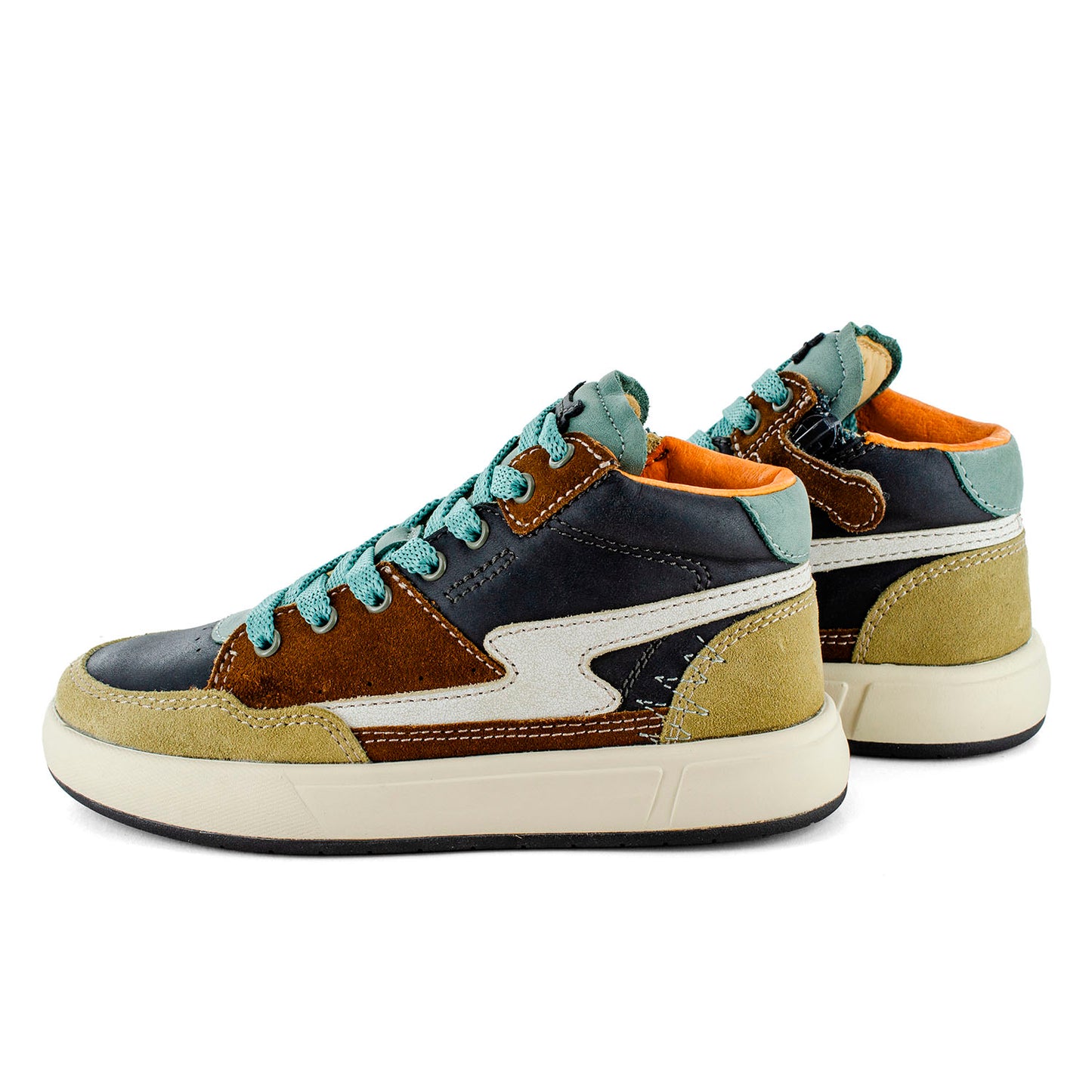 STONES AND BONES PARKI Noir Marron Chaussures Hautes Bottillons