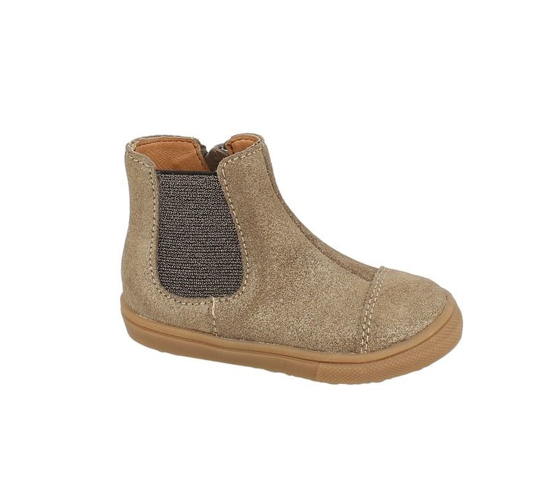 BELLAMY CELIMENE Taupe nubuck boots bottines