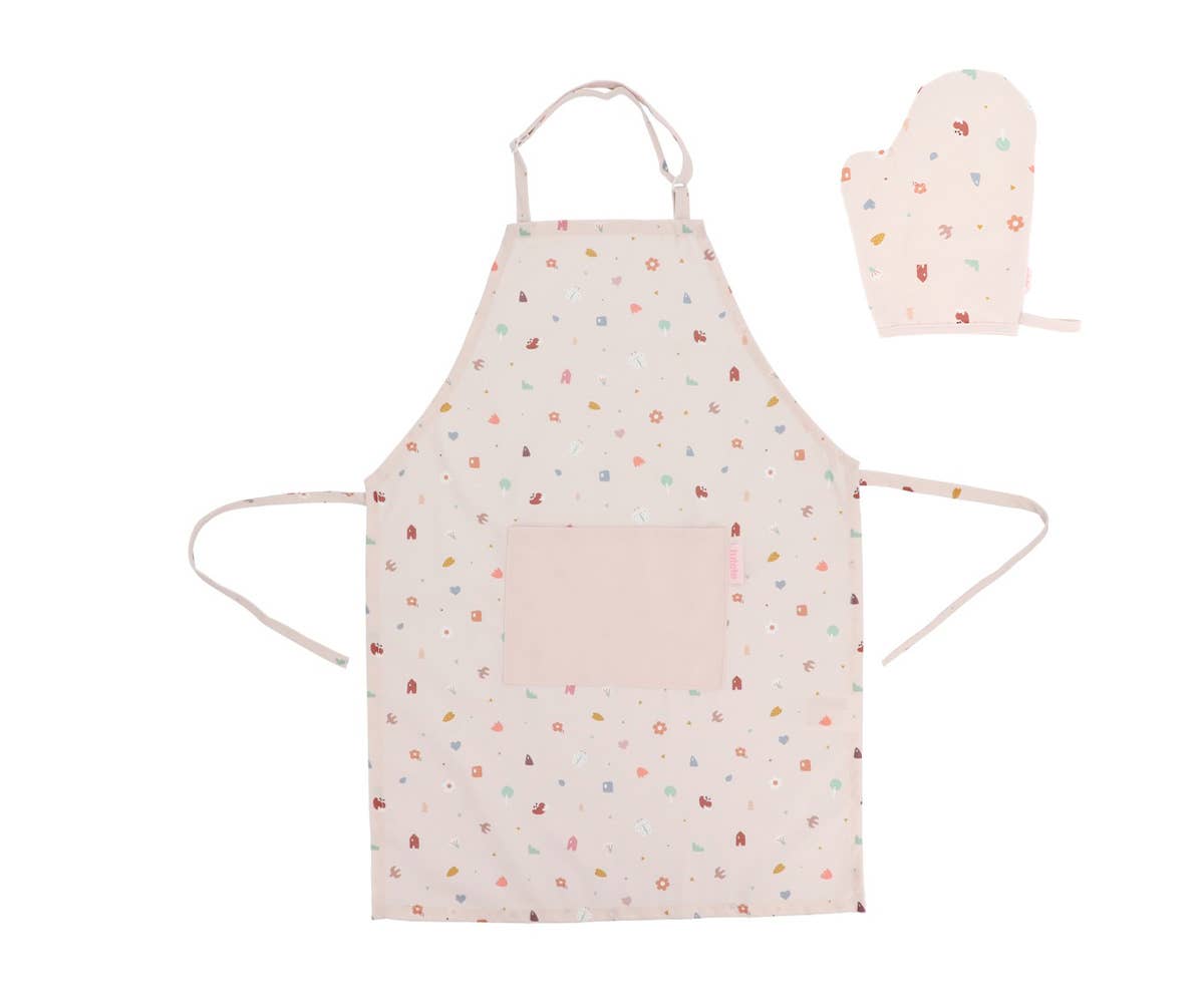 Tutete Ensemble Tablier et Gant Geometric Nature