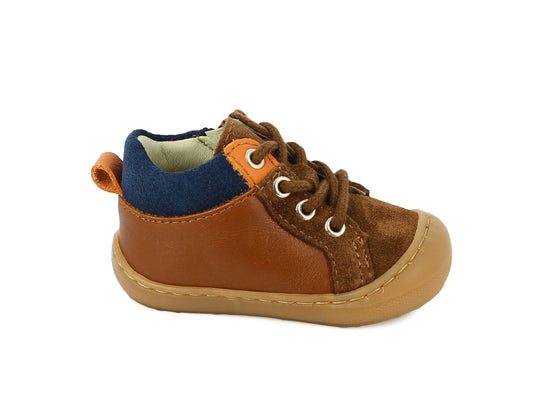 BELLAMY BONI Marron Bottillons souples flex premiers pas