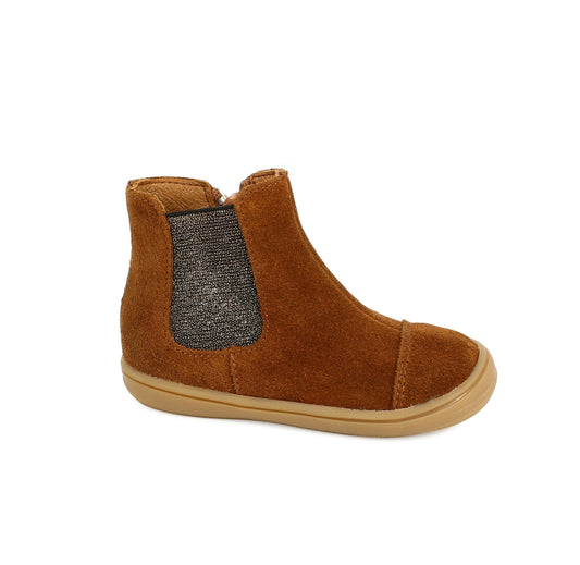boots/bottines BELLAMY CELIMENE Velours Camel Bottines