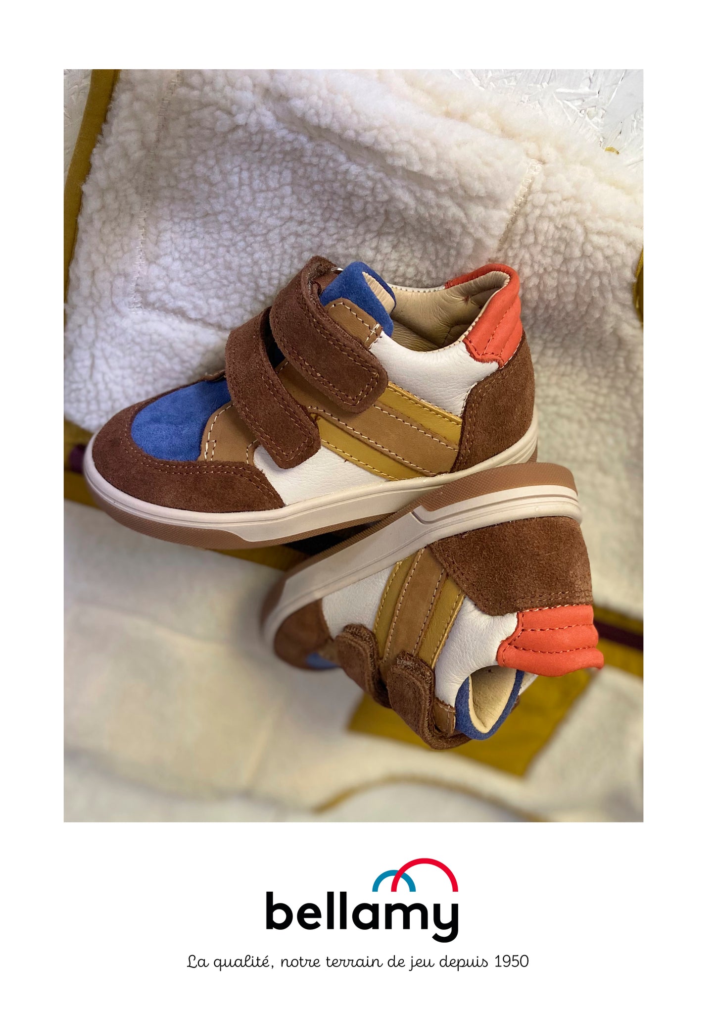 BELLAMY LOURSON Marron chaussures Basses Baskets