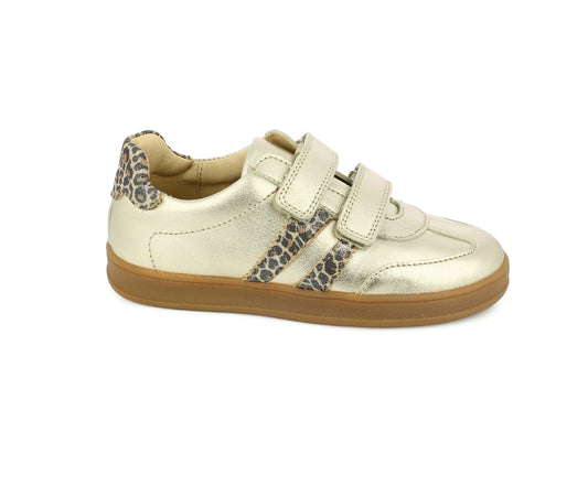 Chaussures Basses/Baskets/Sneakers BELLAMY RIAVI Or Léopard Chaussures Basses Baskets