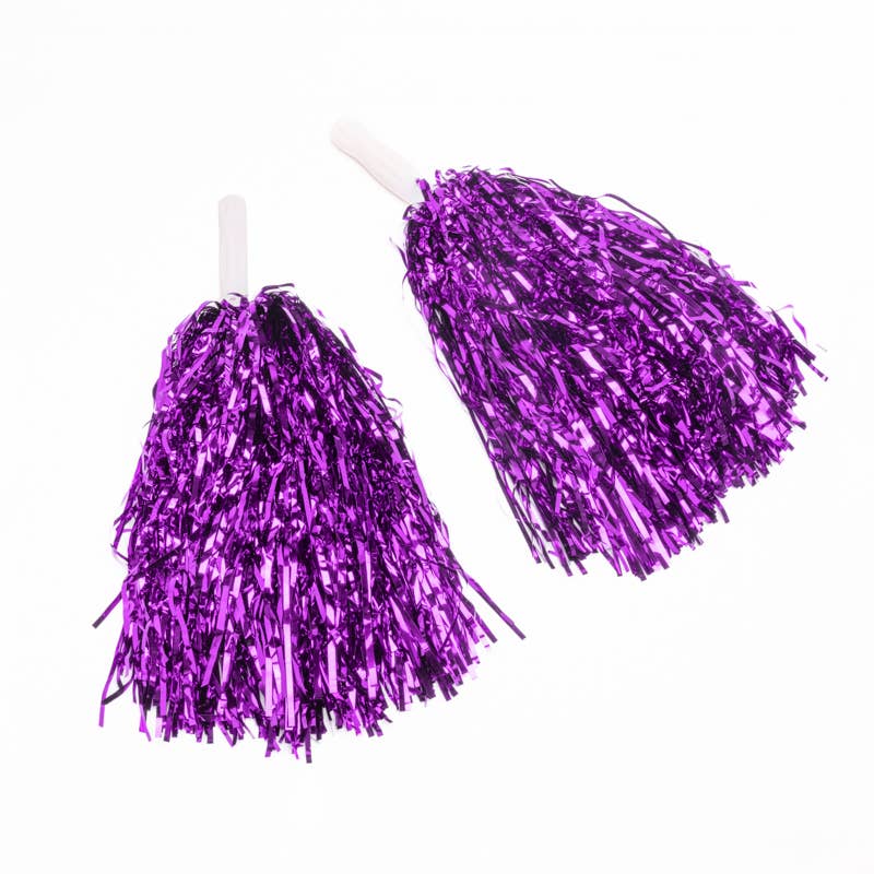 Set de 2 pompons de majorette : Violet