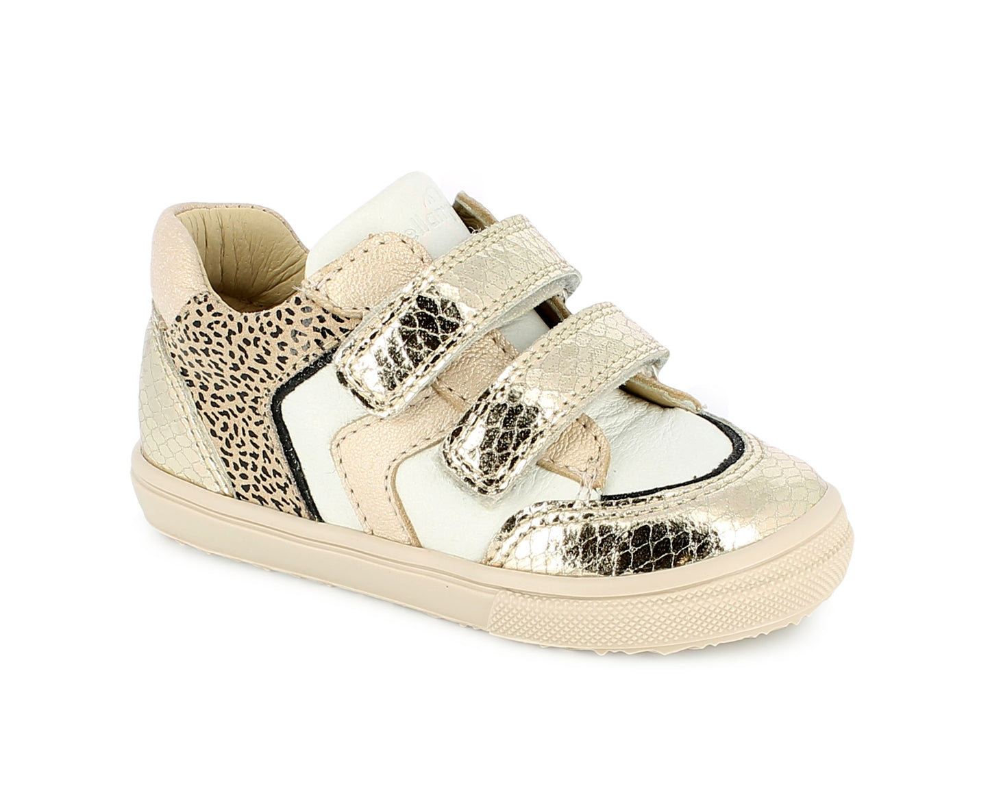 BELLAMY NEVE Or Beige Chaussures Basket