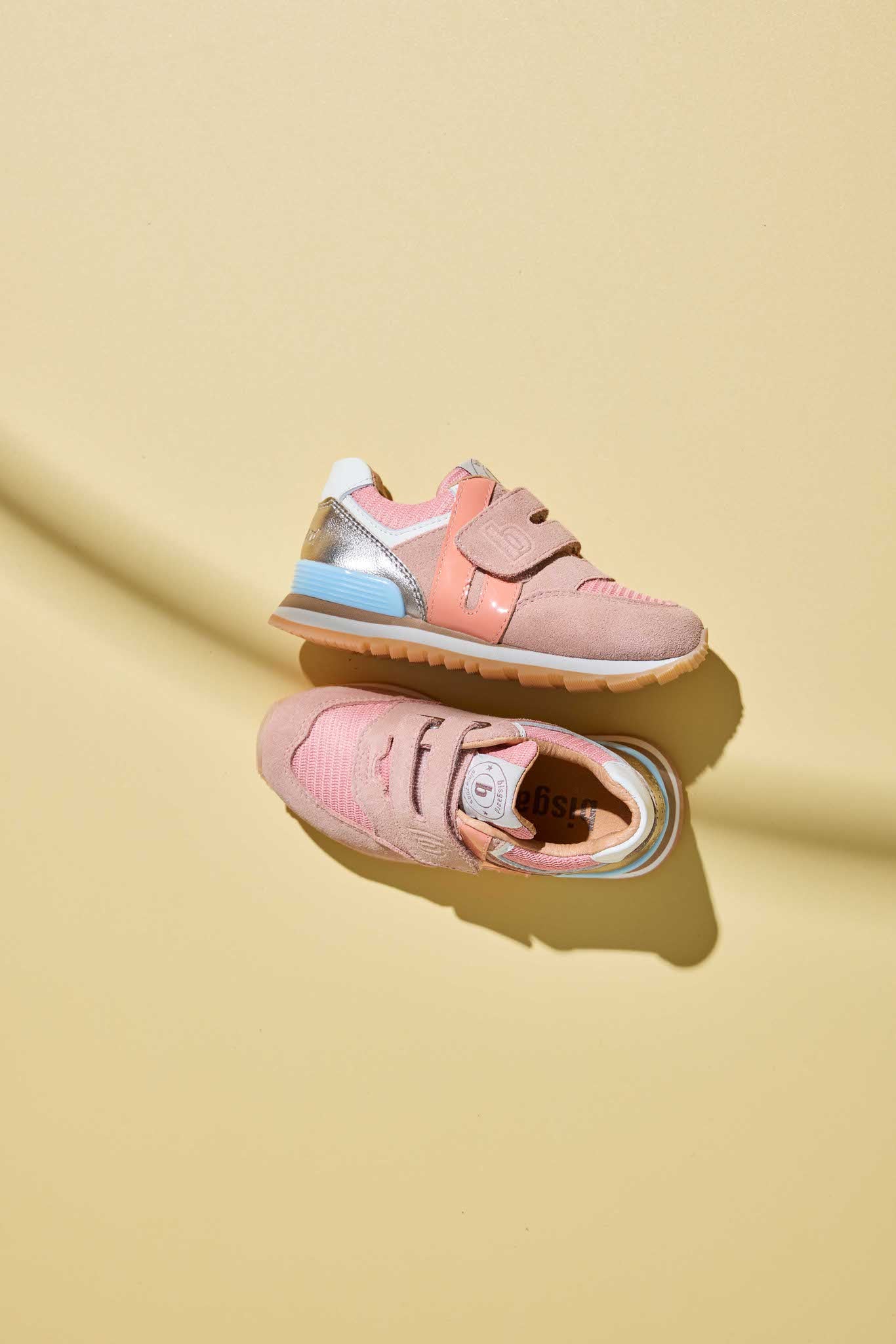 BISGAARD WINSTON Rose poudré chaussures Baskets