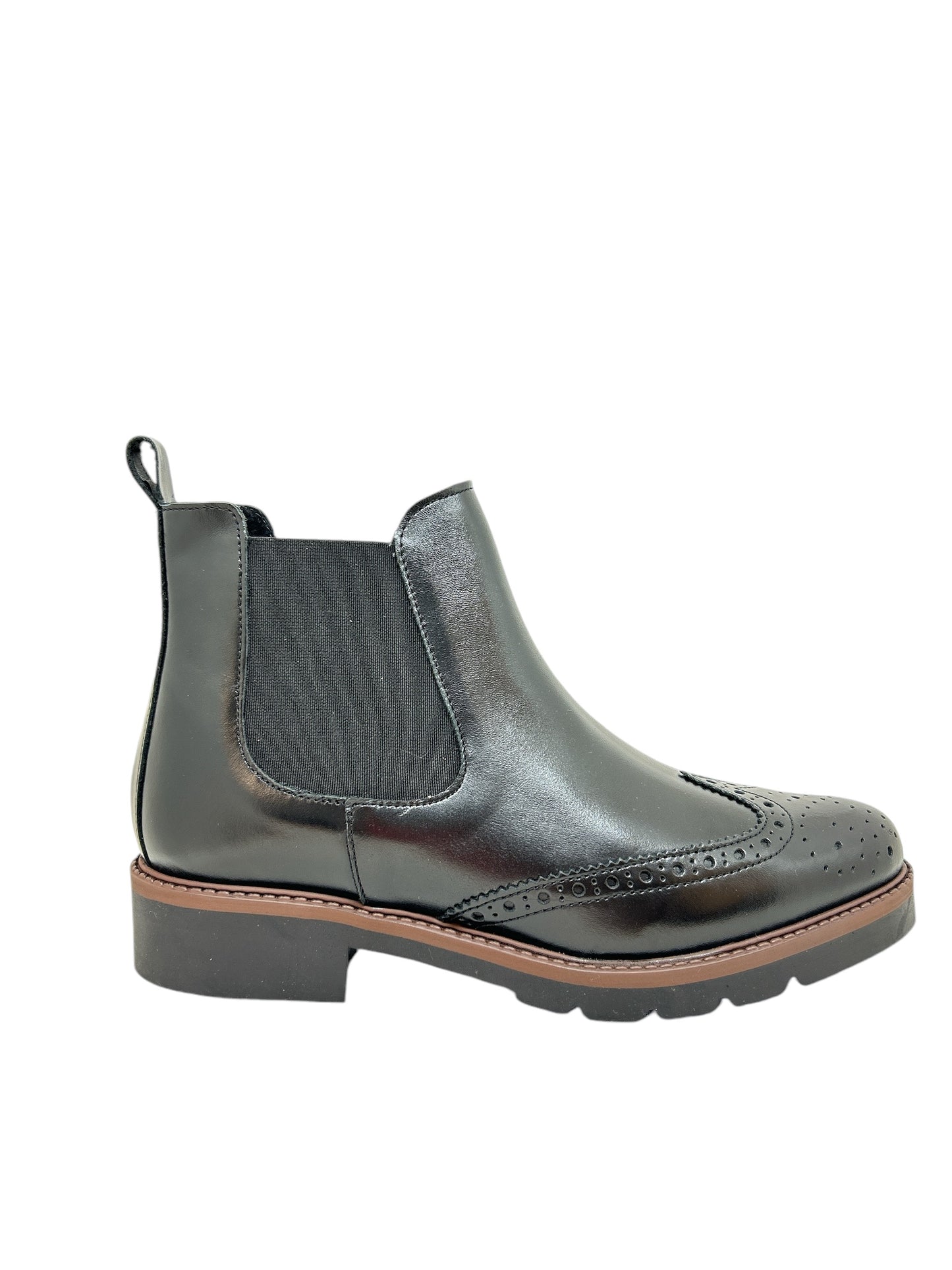 WE DO 77660 HF Noir bottines bout fleuri