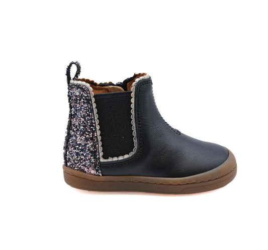 BABYBOTTE ALISIA Marine glitter boots bottines