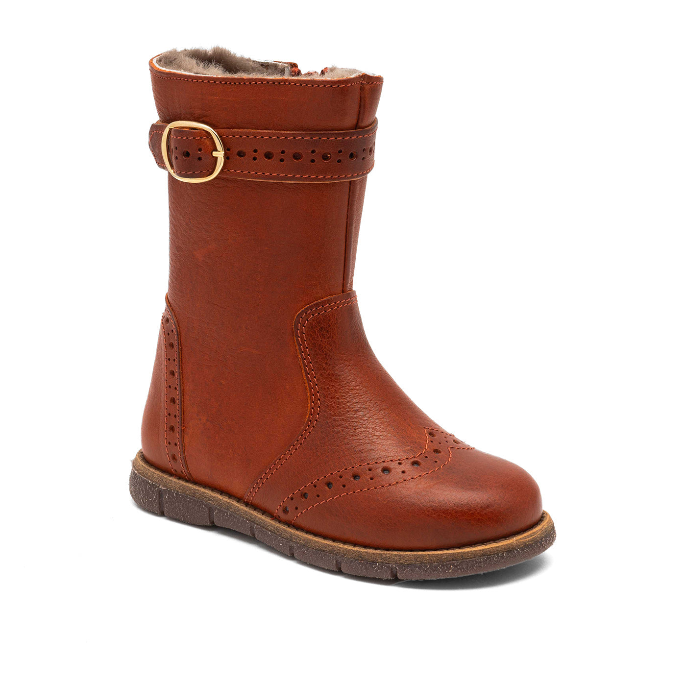 BISGAARD NOLI LAMB terracotta Bottes Hautes Fourrées