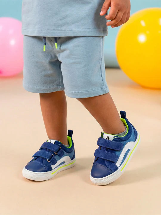 ACEBOS 5791 Denim Chaussures Basses Baskets