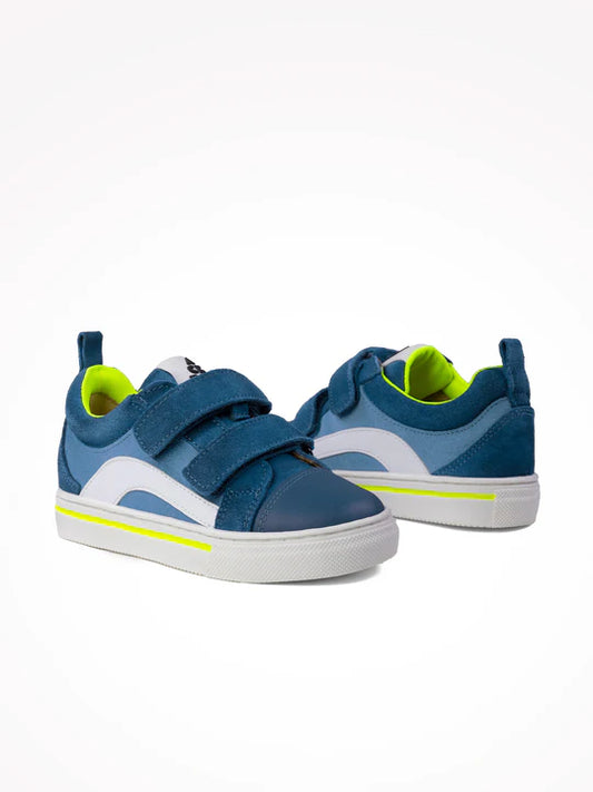 ACEBOS 5791 Denim Chaussures Basses Baskets