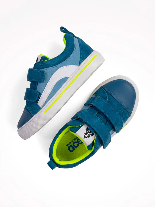ACEBOS 5791 Denim Chaussures Basses Baskets