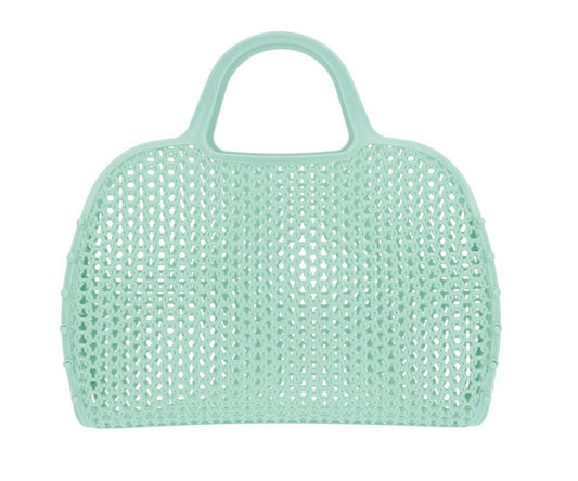 Sac rétro vintage vert mer