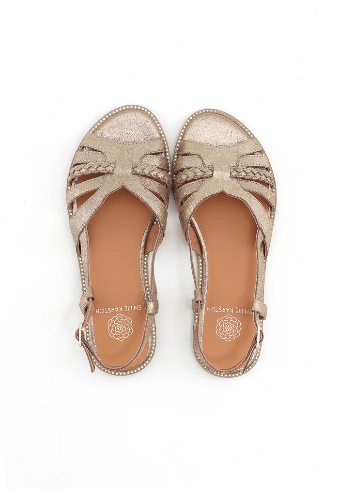 EMILY KARSTON SORENA Or Sandales