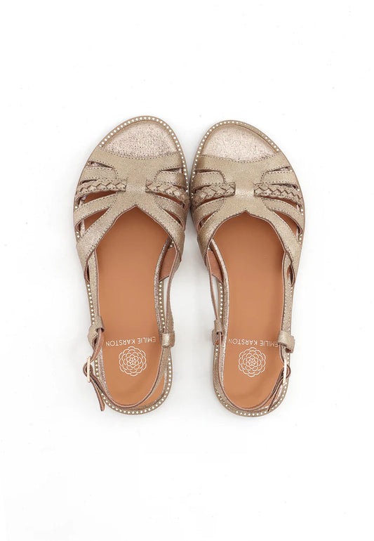 EMILY KARSTON SORENA Or Sandales