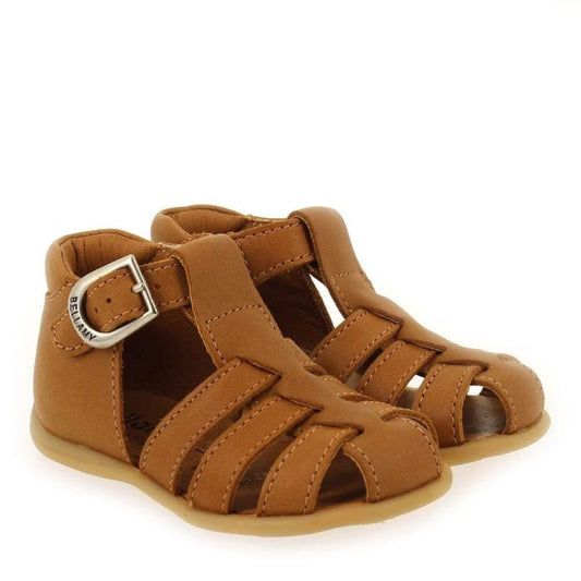 Sandales / Nu Pieds BELLAMY PARVI camel Sandales Nu Pieds