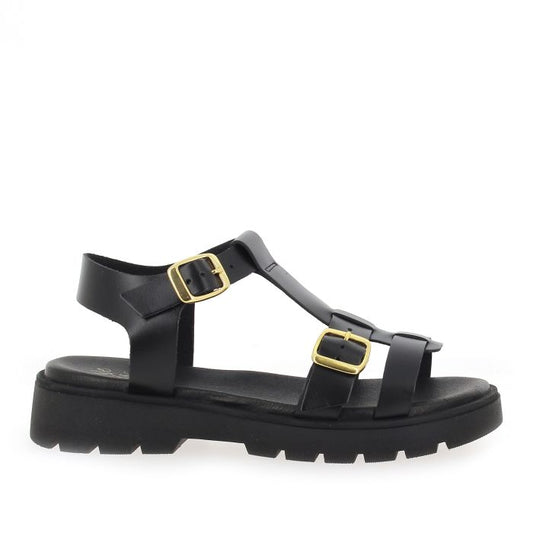 WE DO 45420 Noir Sandales Nu-pieds