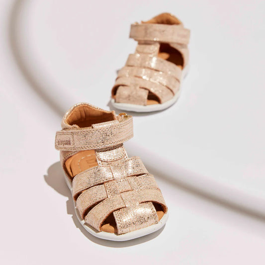 BISGAARD CARLY Rose platine sandales / nu pieds