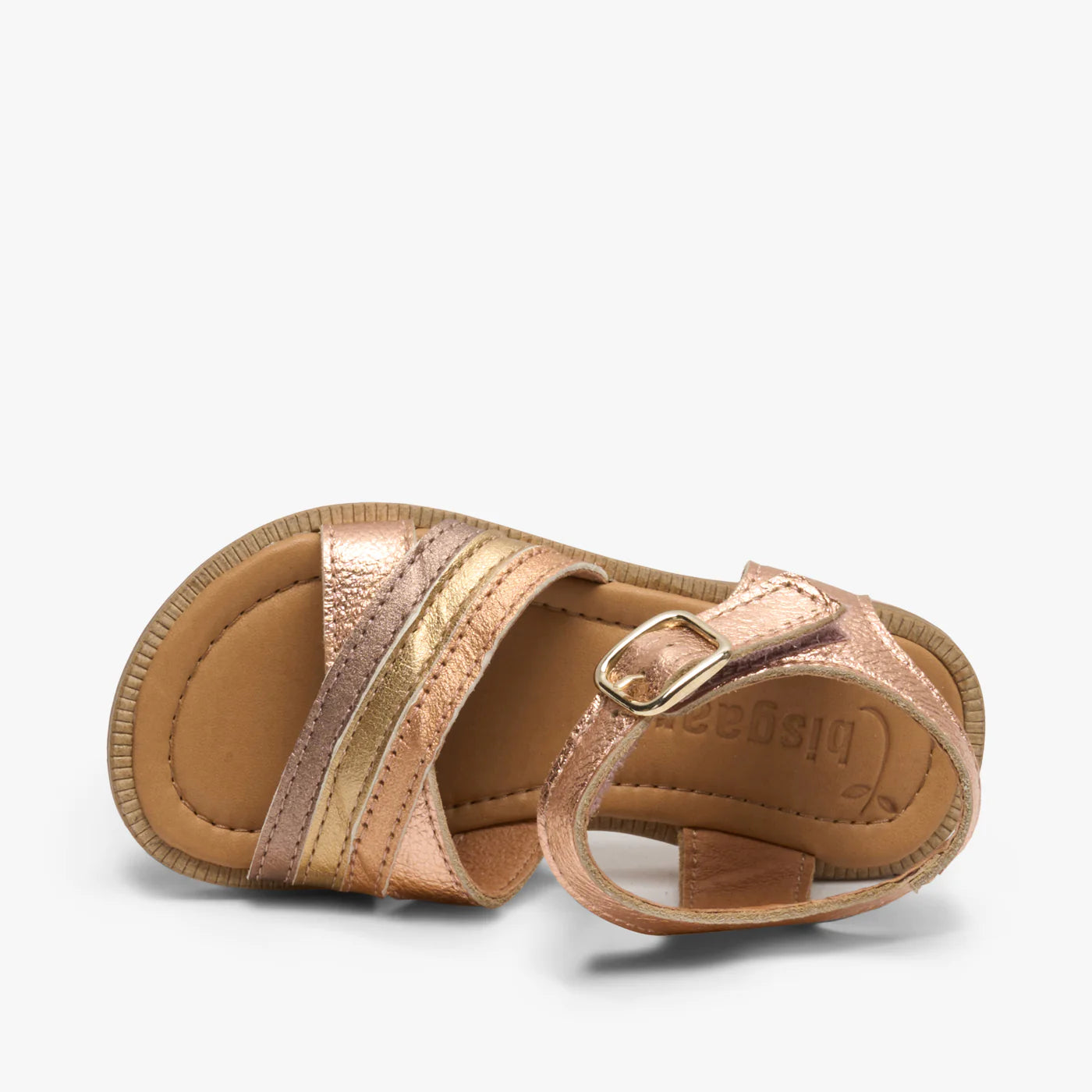 BISGAARD CIRKELINE Rose Gold sandales / nu pieds