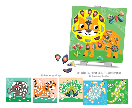 Gommettes Repositionnables Dans Ma Savane