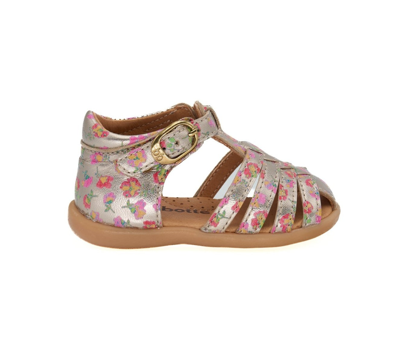 BABYBOTTE GAUFRETTE Primula Ivoire sandales nu pieds