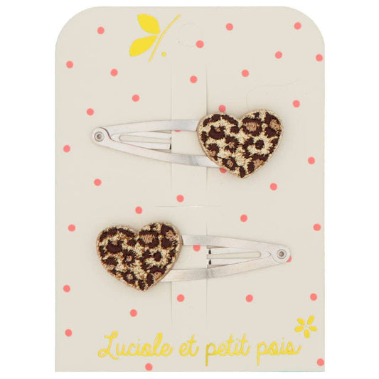 accessoires Barrettes cœurs Léo (paire) F_137