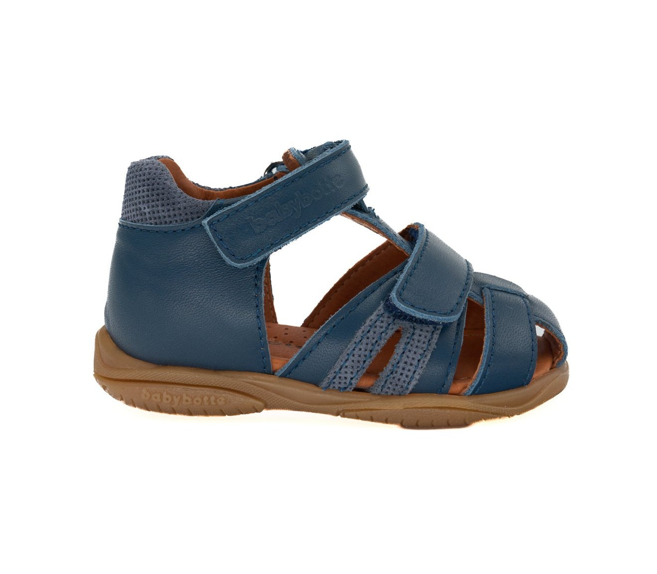 BABYBOTTE TITOF Bleu sandales nu pieds