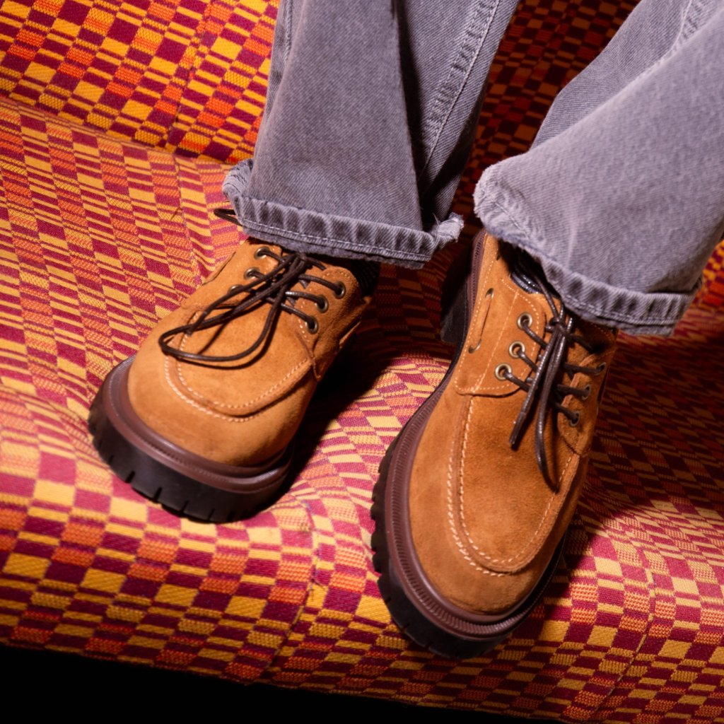 COCO ET ABRICOT ETRECHY Tabac mocassins