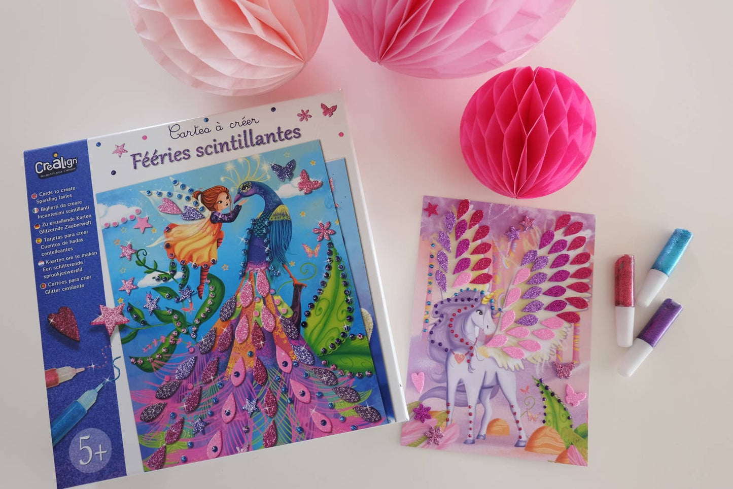 Créa'lign Cartes à créer, Fééries scintillantes
