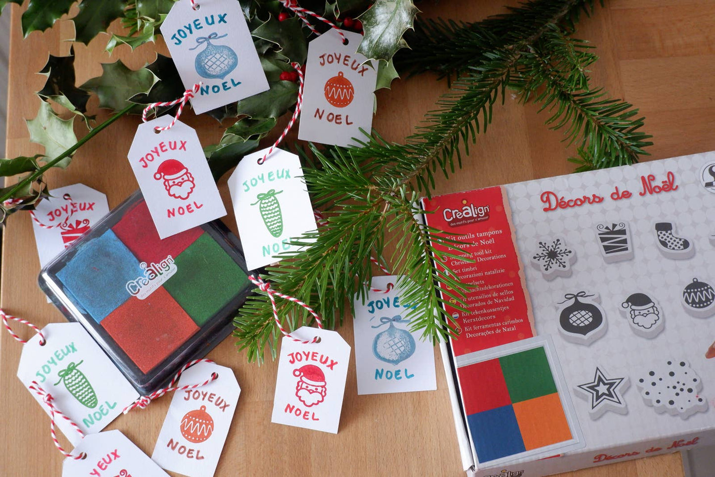 Kit outils tampons "Décors de Noël"