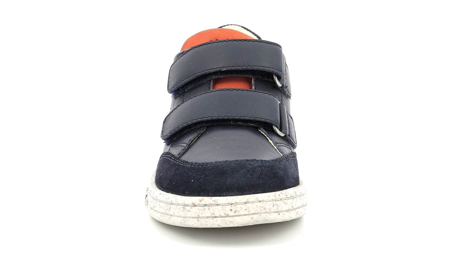 KICKERS TAKAWAY marine orange Chaussures Basses/Baskets/Sneakers