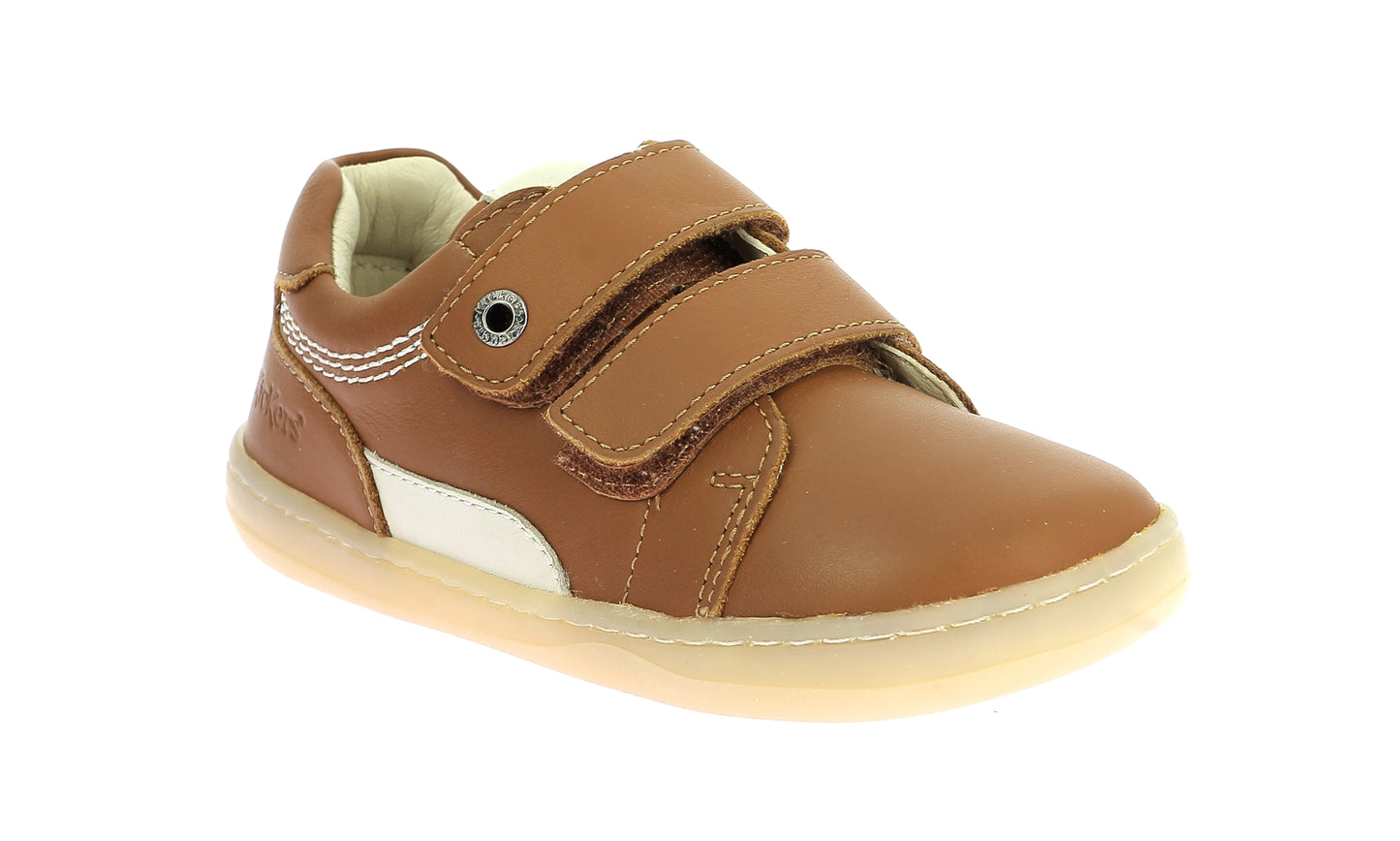 KICKERS KICKBOOST Camel sneakers barefoot